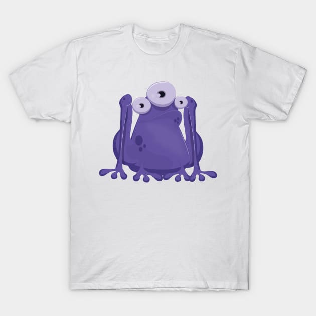 Alien Frog T-Shirt by nickemporium1